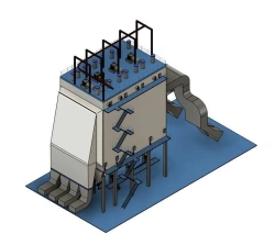 Dry Horizontal Electrofilter TBP/S-1x2.5-3x4.0-1x12.3/12.4-15.0-300/400