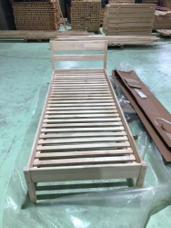 Birch Wood Bed - Durable and Stylish Design