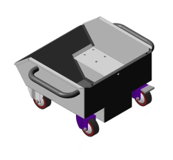 Metal Chip Collection and Transport Cart Series 1374