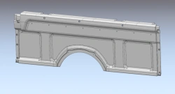 Rear Left Side Upholstery for A66 Model Code R33-5402085