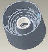 Upper Support Device S8000N, 1.00 inch shaft, FBH-S type