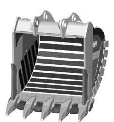 Heavy-Duty Rock Bucket RDX-113.235d-XS115(5)WS-NF