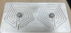 Double Maze Work Board with Cylindrical Pin