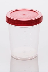 Disposable Non-Sterile Medical Polymer Container 100ml with Screw Cap