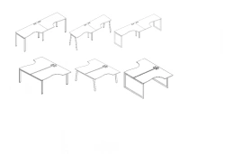 Ergonomic Workstation Desktop Classic A4 Furniture Set