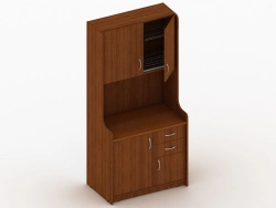 Office Mini Kitchen with Drawers and Shelves