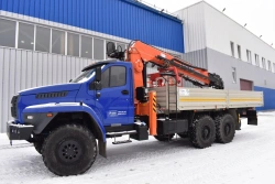 Special Cargo Truck with Crane Manipulator on Ural 4320 Chassis, Model G