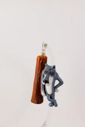 Handcrafted Glass Christmas Ornament "Well, Come In If You Want