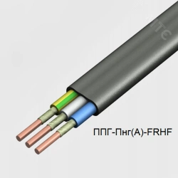 Power Cable with Copper Conductors, PPG-Png(A)-FRHF-0.66-TU