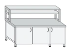 Laboratory Metal Table for Physical Research STF-2 (m)
