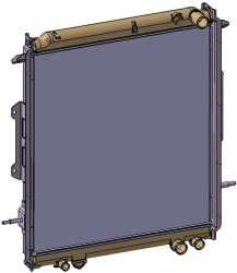 Engine Cooling Radiator for Bus C40R13.1301010-31 (2831-048-0001)