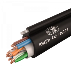 Combined Cable KVCPT 2x2x0.52/2x0.5 for Video Surveillance
