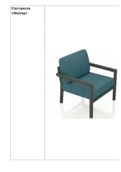 Comfortable Armchair "Mister" with Soft Seat - Stylish Design