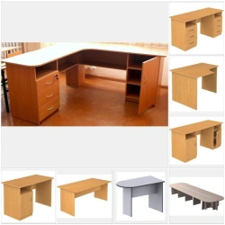 Wooden Office Desk for Administrative Spaces