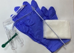 Feminine Gynecological Kit for Cervical and Vaginal Specimen Collection, Sterile, Disposable, Model Femina® with Mirror M and Cytobrush