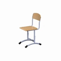 Plywood Student Chair with Metal Frame for Age Groups 1-7
