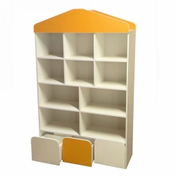 Laminated MDF Toy Storage Rack with PVC Edge