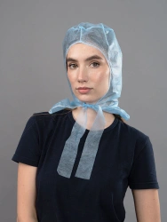 Protective Cap Helmet for Individual Contamination Prevention from Spunbond Material