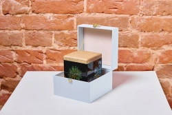 Painted Decorative Cube Miniature Palekh