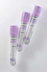 Vacuum Blood Collection Tubes with Sodium Fluoride and EDTA K3, 16*100 mm, 10 ml