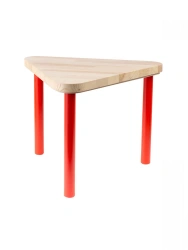 Triangular Children's Table 400mm - Red, GOST-11015-93