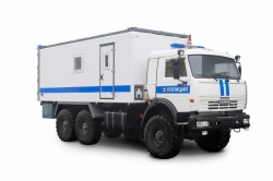 Diesel Truck for Special Equipment Transport Model 5759N1 on KAMAZ 5350-D5 and KAMAZ 43118-A5