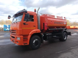 Light Oil Transport Tank Truck AC-10.5 TK142010 (Modification 4693V5) on KAMAZ Chassis