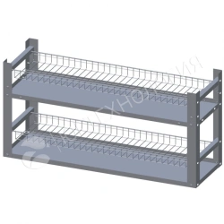 Stainless Steel Lid Storage Shelf, Model PKK
