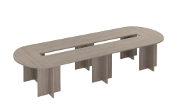 Conference Table with Custom Dimensions and PVC Edging