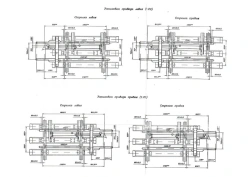 Electric Drive Set for Switch R65 Mark 1/11 on Reinforced Concrete Base