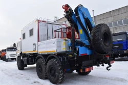 Special Van Truck with Crane Manipulator KAMAZ 43118-37, Model 5849GF