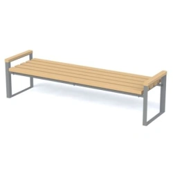 Disassembled Park Bench 2m Without Backrest