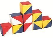 Pattern Building Game Cubes for Kids