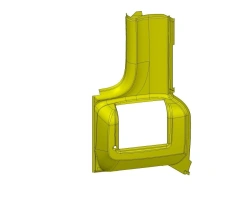 Lower Rear Internal Partition Panel for Driver's Cabin - 529220-7802053-60