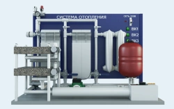 Heating System Learning Installation with Underfloor Heating (ЖКХ-УРСО-Т)