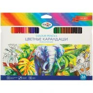 Classic Colored Pencils Gamma, 36 Colors, Pre-Sharpened, Cardboard Box, Euro Hook