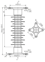 Polymer Support Insulator OSK 10-35-A01-2 UHL1