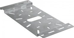 Universal Horizontal Mounting Plate 174x340mm HDZ IEK