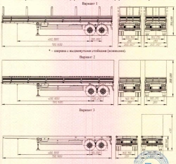 Specialized Semi-Trailer for Oversized and Heavy Cargo, UST 94656L A1