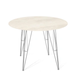 Ceramic Table Sheffilton SHT-TU10/TT21-6, 90 cm