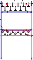 Metal Clothing Rack for Garments and Accessories
