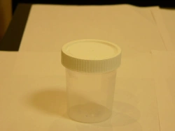 Polymer container for bioassays, disposable, non-sterile-KOP 120ml/B