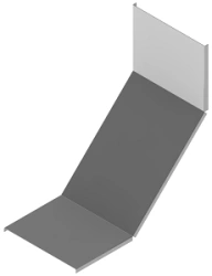 Vertical 90-Degree Internal Corner Cover for Self-Supporting Cable Trays KLY 000 F90