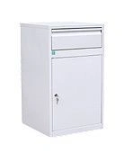 Lockable Bedside Cabinet with Drawer and Shelf