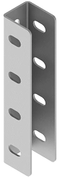 Reinforced U-Shaped Profile Connector BSUL 5, 46x42x200 mm