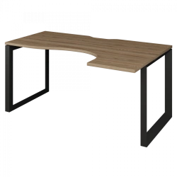 Corner Desk NTMPO-040.PR with Durable Metal Frame