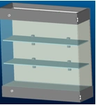 Wall-Mounted Display Case 770x350x800 mm