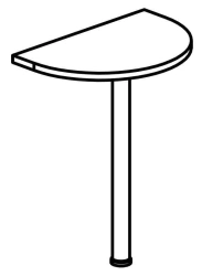 Briefing Extension with Metal Support 8886 Series "Galant