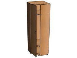 Corner Clothes Cabinet for Clothing Storage Model Sh24