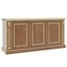 Vienna 3-Door Credenza - MDF and Chipboard with Patina Finish